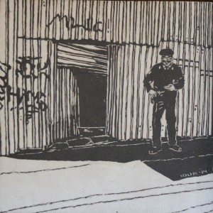 Guarding the side lane 